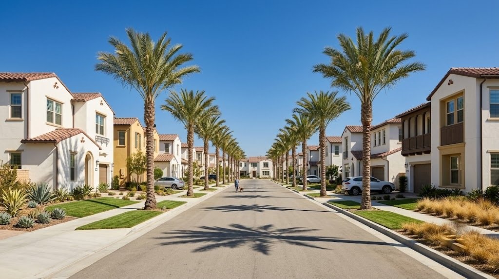 A California rental neighborhood representing DSCR investment loans