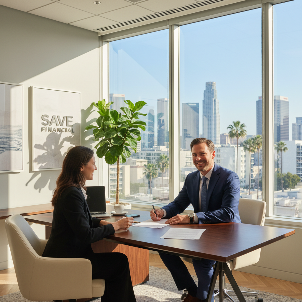 Self-employed California buyer signing a no income verification mortgage with lender