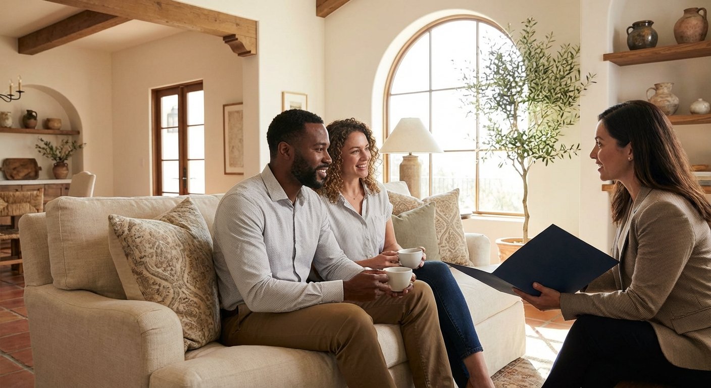 California homeowner learning about rising mortgage rates Save Financial solutions